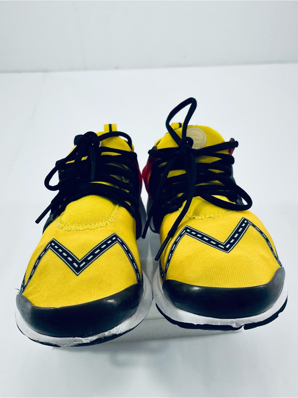 Nike Air Presto Road Race CT3550-700 Yellow Red Black Men’s :9Athletic Sneakers - Picture 3 of 16